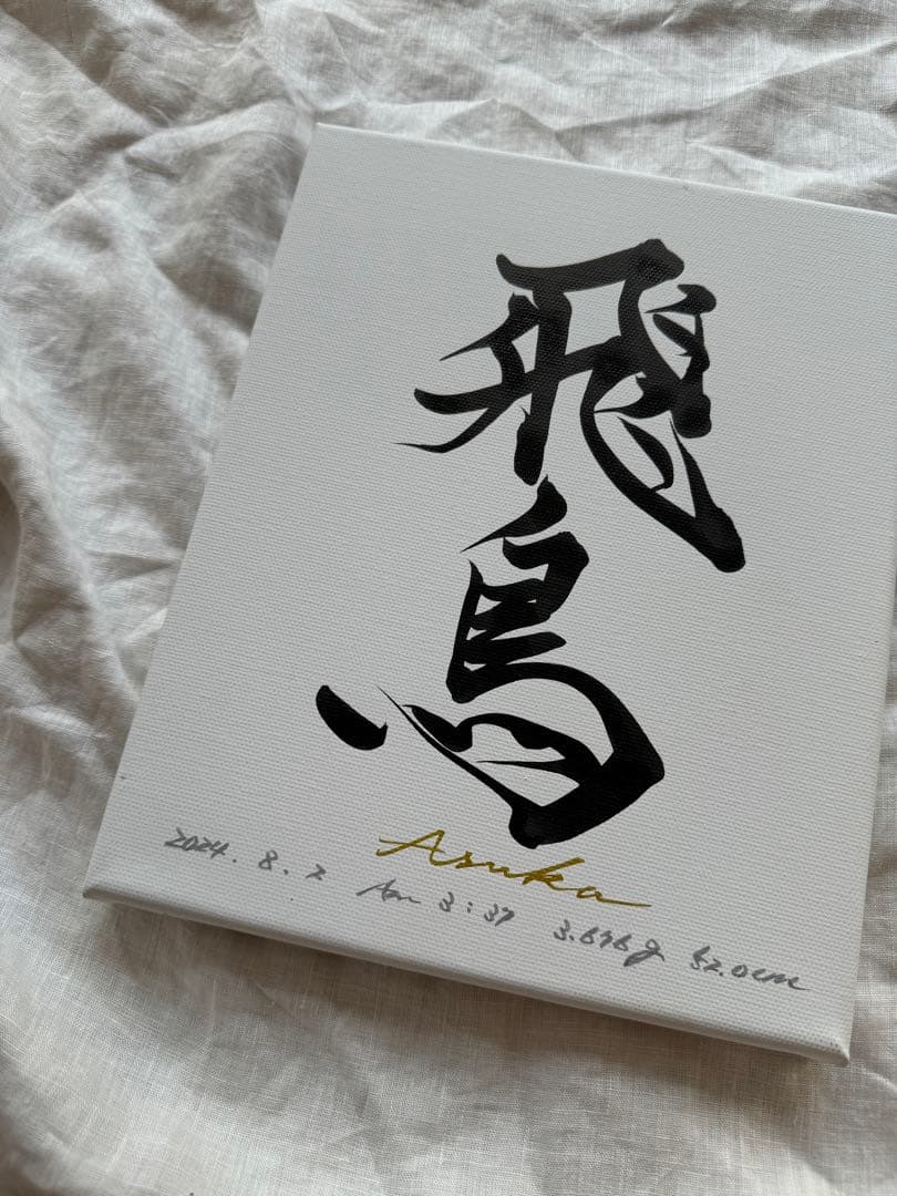 Hikaru　お一人目修正あり「私が欲しい命名書」キャンバス送料無料