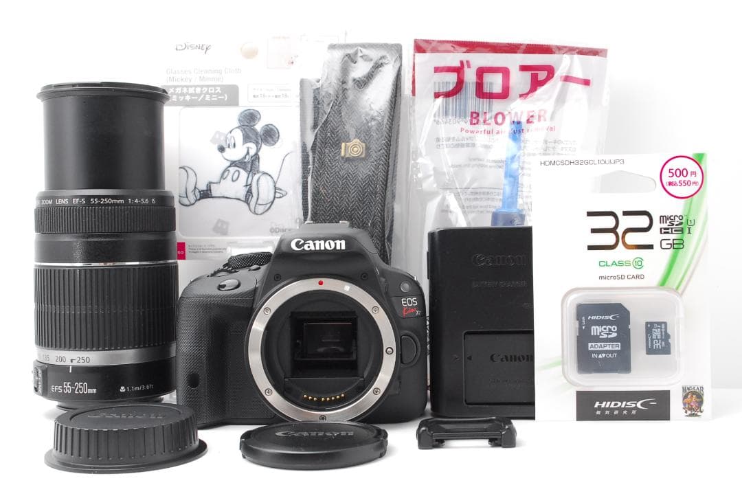 【新品級ショット数】Canon Kiss X7　スマホ転送　望遠レンズ　小型軽量
