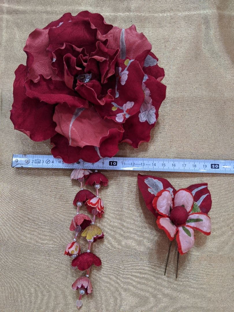 【5】髪飾り兼コサージュ✨着物用✨豪華!新品未使用