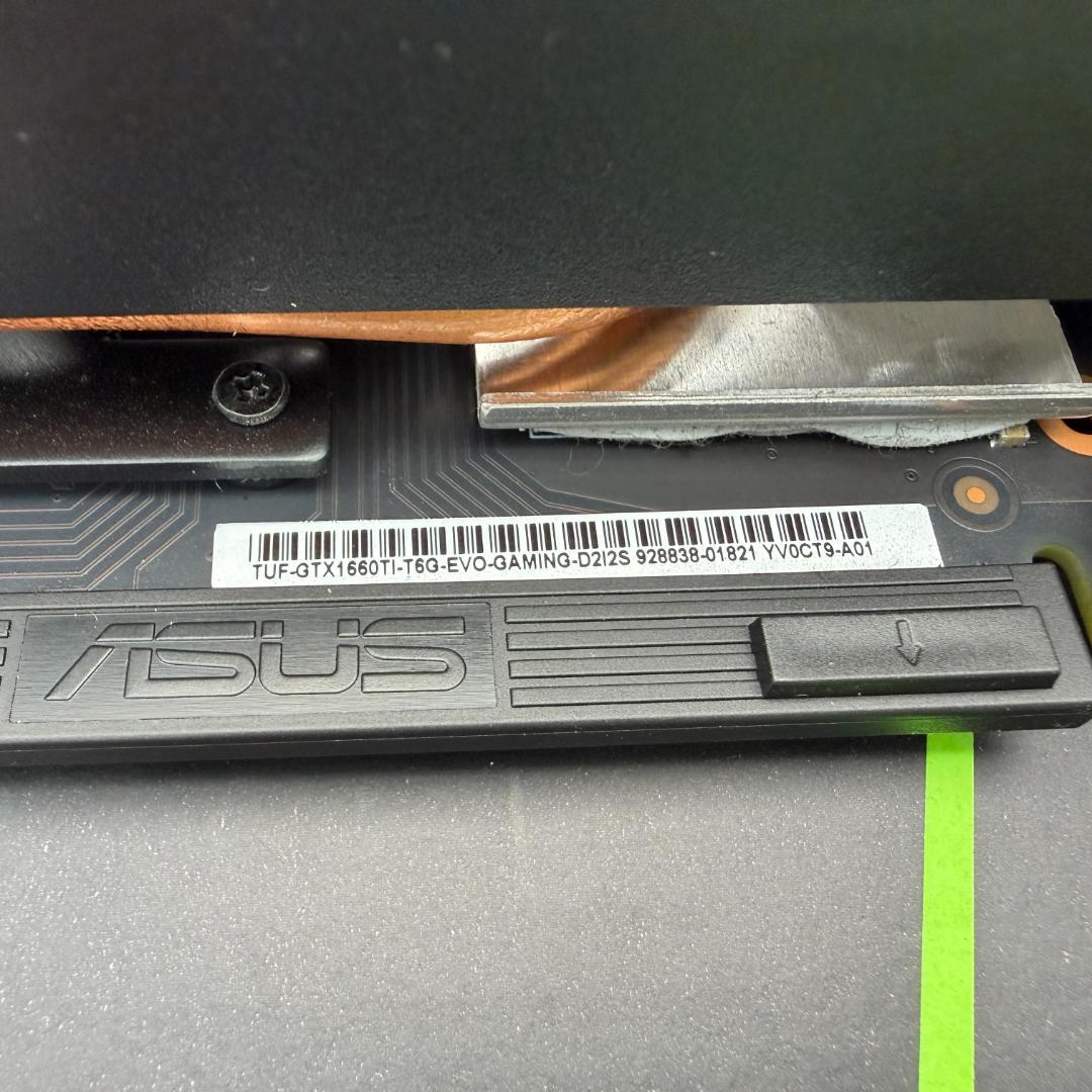 ⑤ASUS TUF-GTX1660TI-T6G-EVO-GAMING グラボ