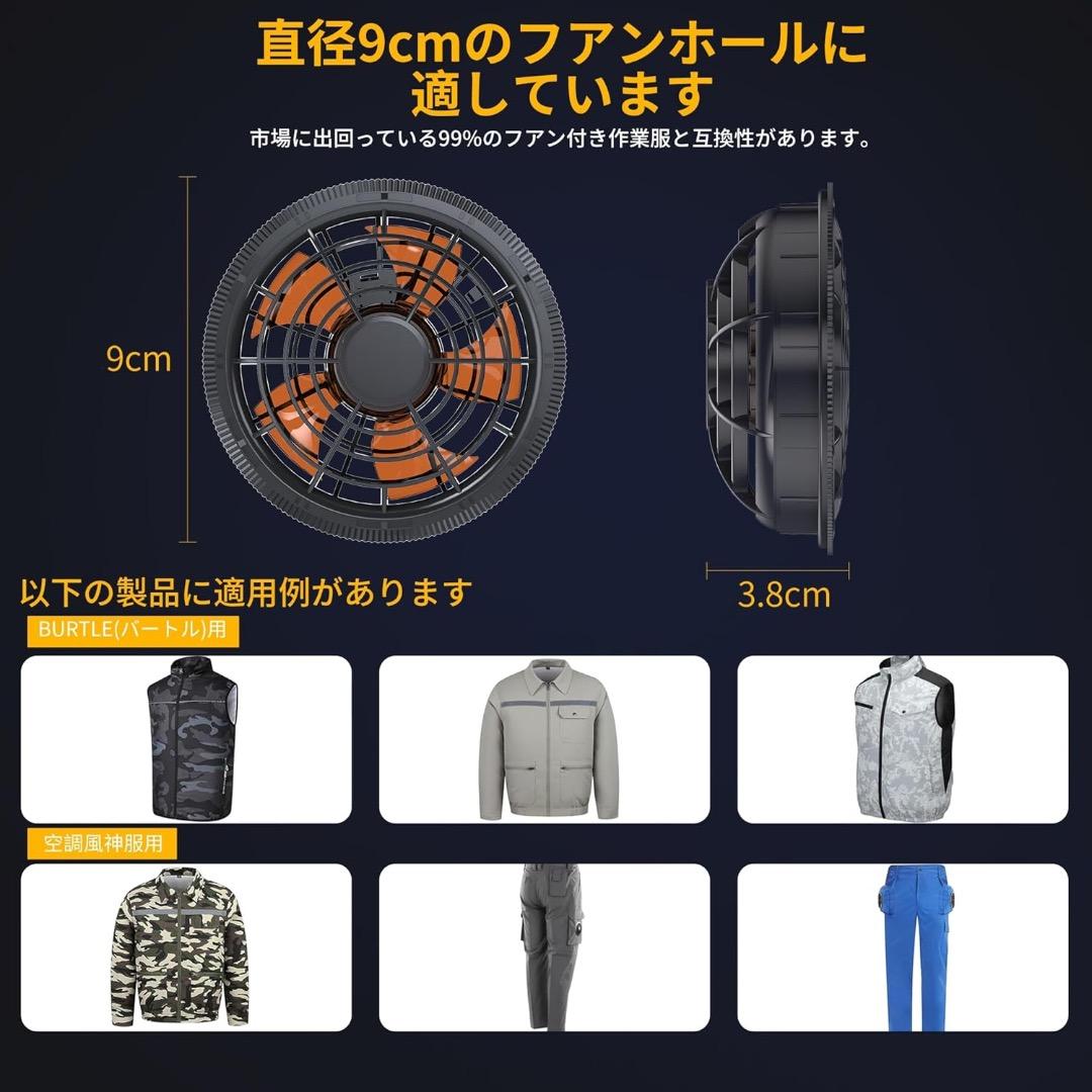 ✨大特価✨空調作業服 ファンバッテリーセット 43V超高出力 30000mAh