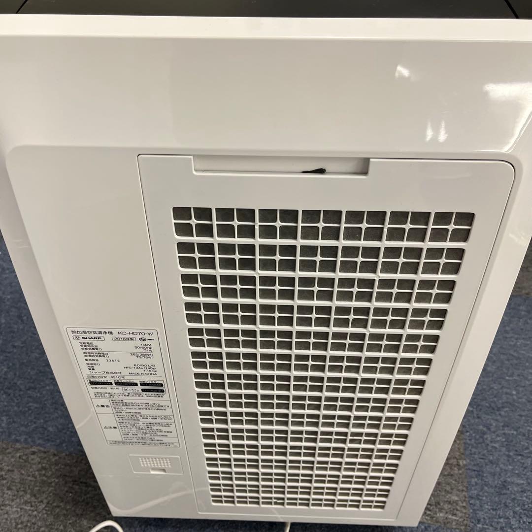 J*P様 【中古】SHARP シャープ 除加湿空気清浄機 KC-HD70-W 2