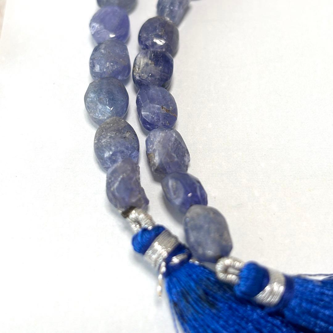 【新品未使用】beads balance タンザナイトラフタンブル　天然石パーツ