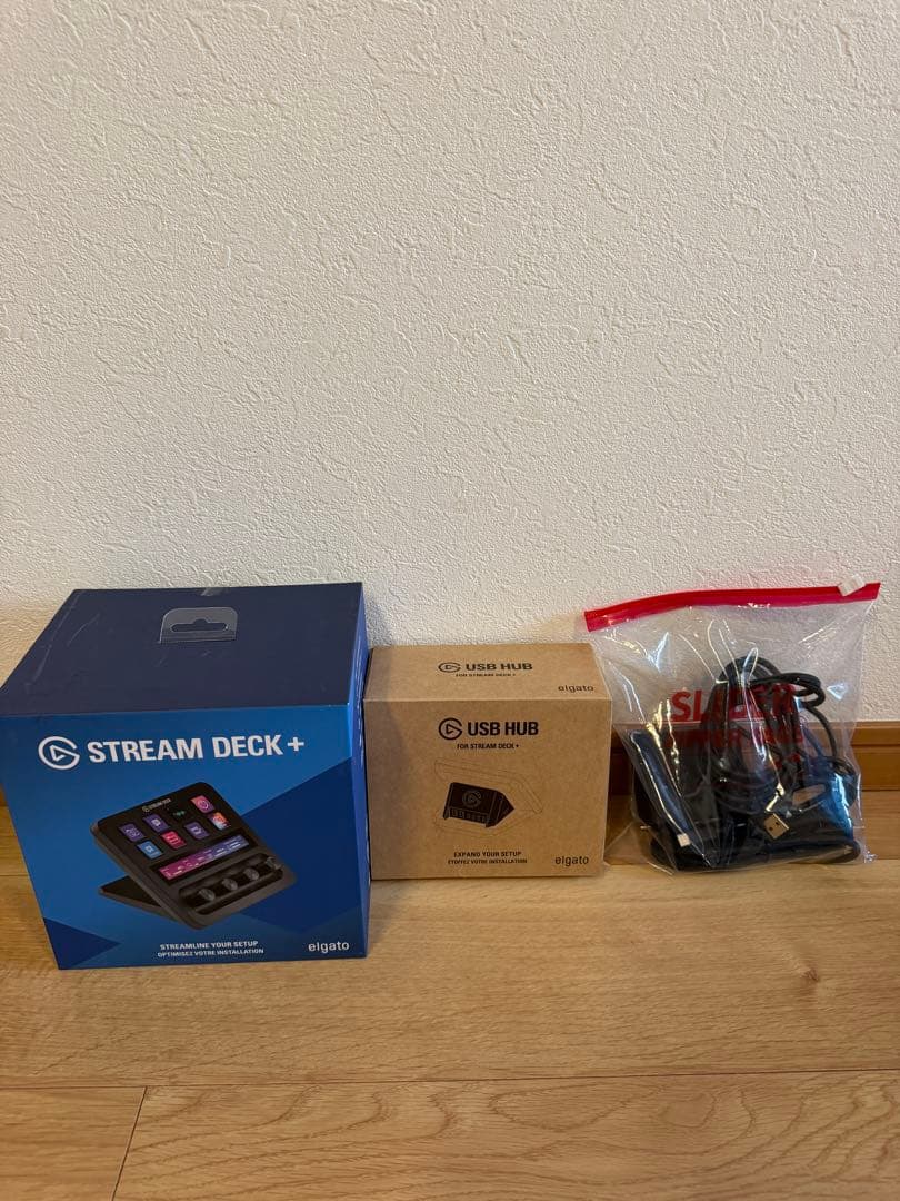 Elgato Stream Deck + ・USBハブ・ANKERアダプタ付き