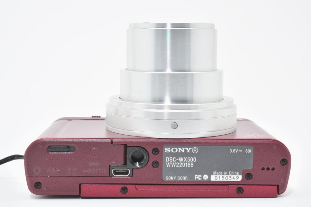 《 美品 》ソニー　SONY Cyber-shot DSC-WX500 レッド