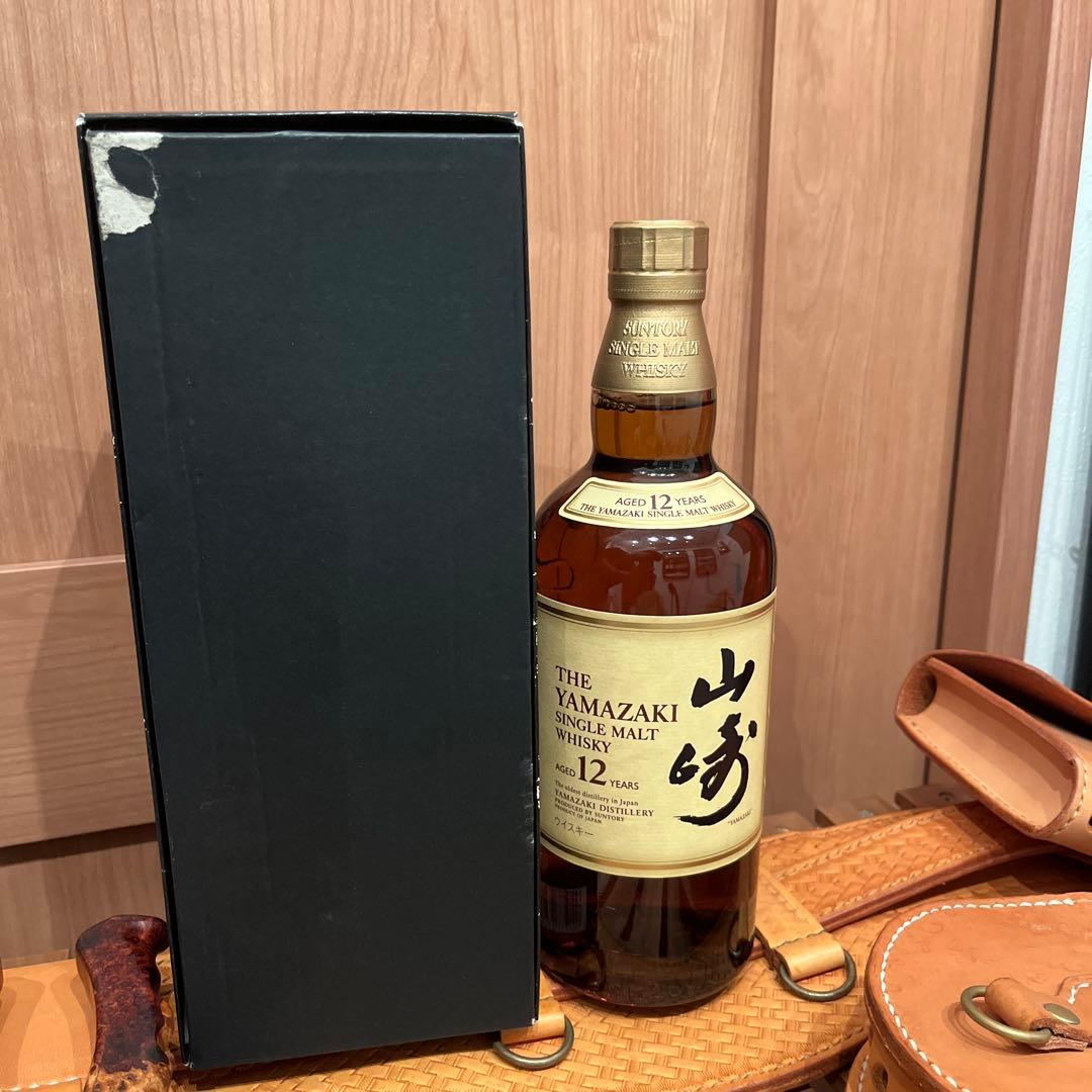 山崎 12年 シングルモルトウイスキー 700ml 箱入り