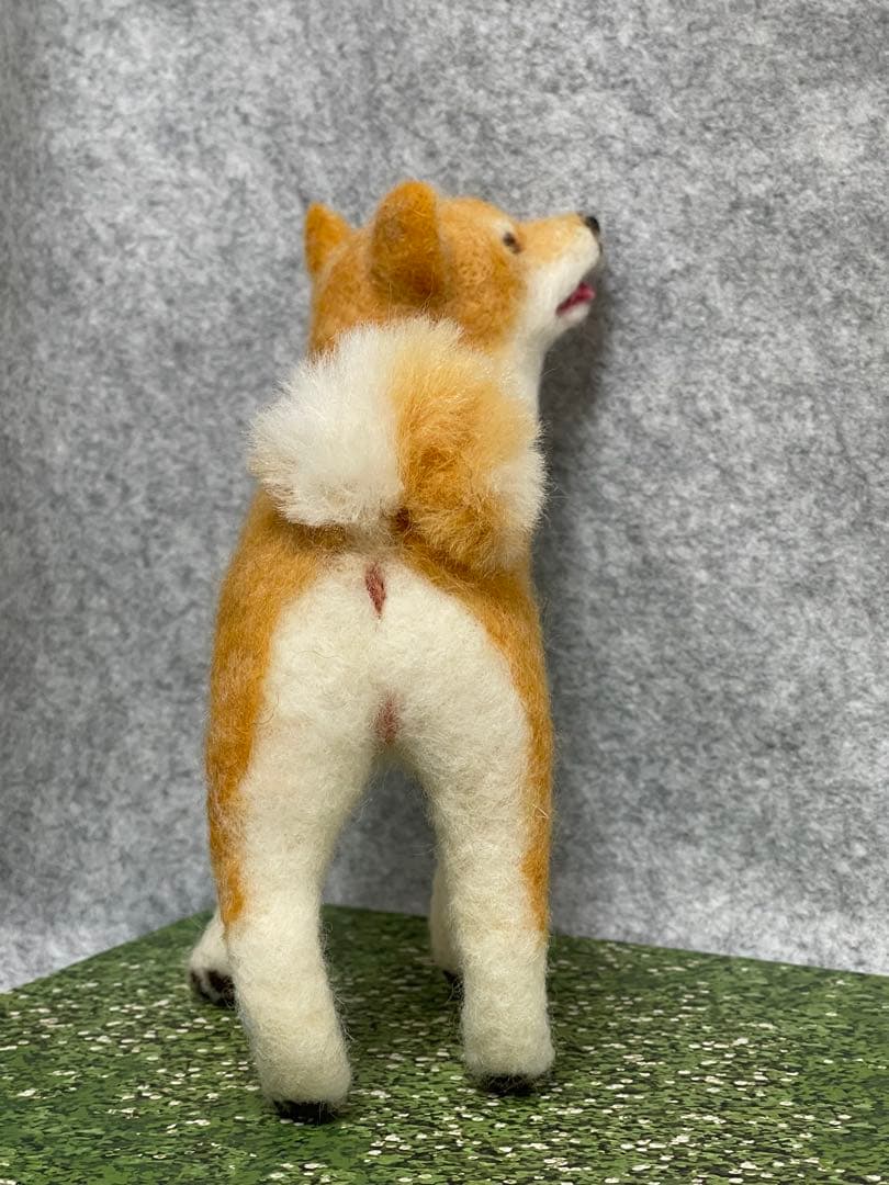 羊毛フェルト 柴犬