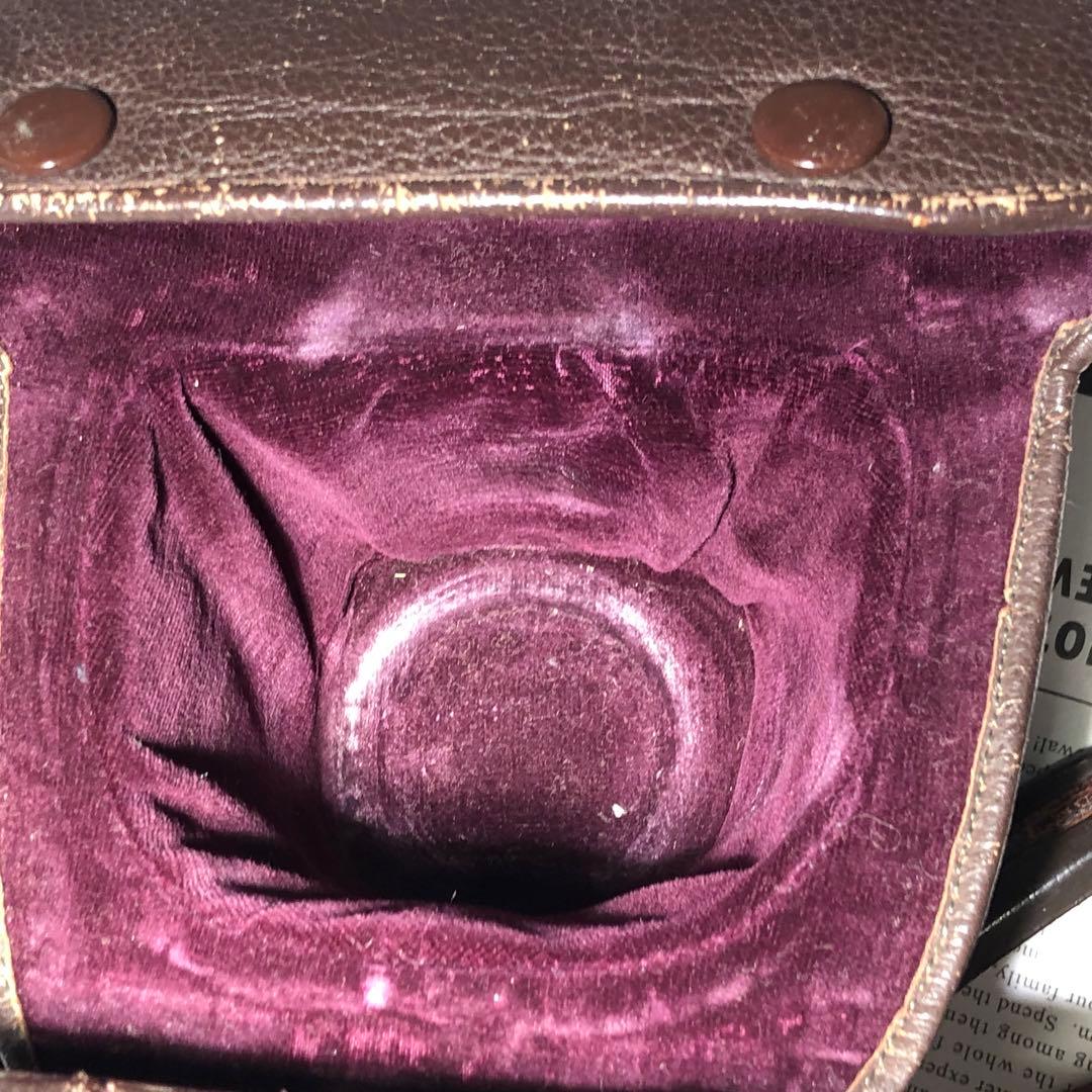 レア色ブラウン色ケース　茶色　PENTAX ES フィルムカメラ　BLACK 黒