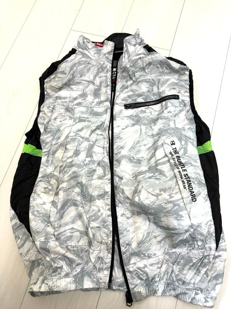 Burtle 空調服 迷彩柄 バッテリー付き