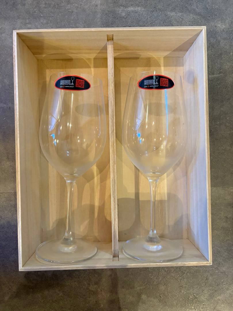 RIEDEL 大吟醸(木箱入り)(2個入)　新品未使用
