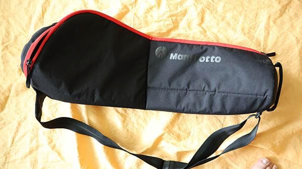 ビデオ雲台MVH500AH ＋Manfrotto 190＋パッド付き三脚バッグ