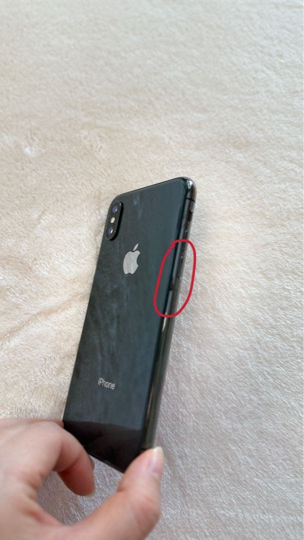 Apple iPhone X 黒 バッテリー100% SIMフリー