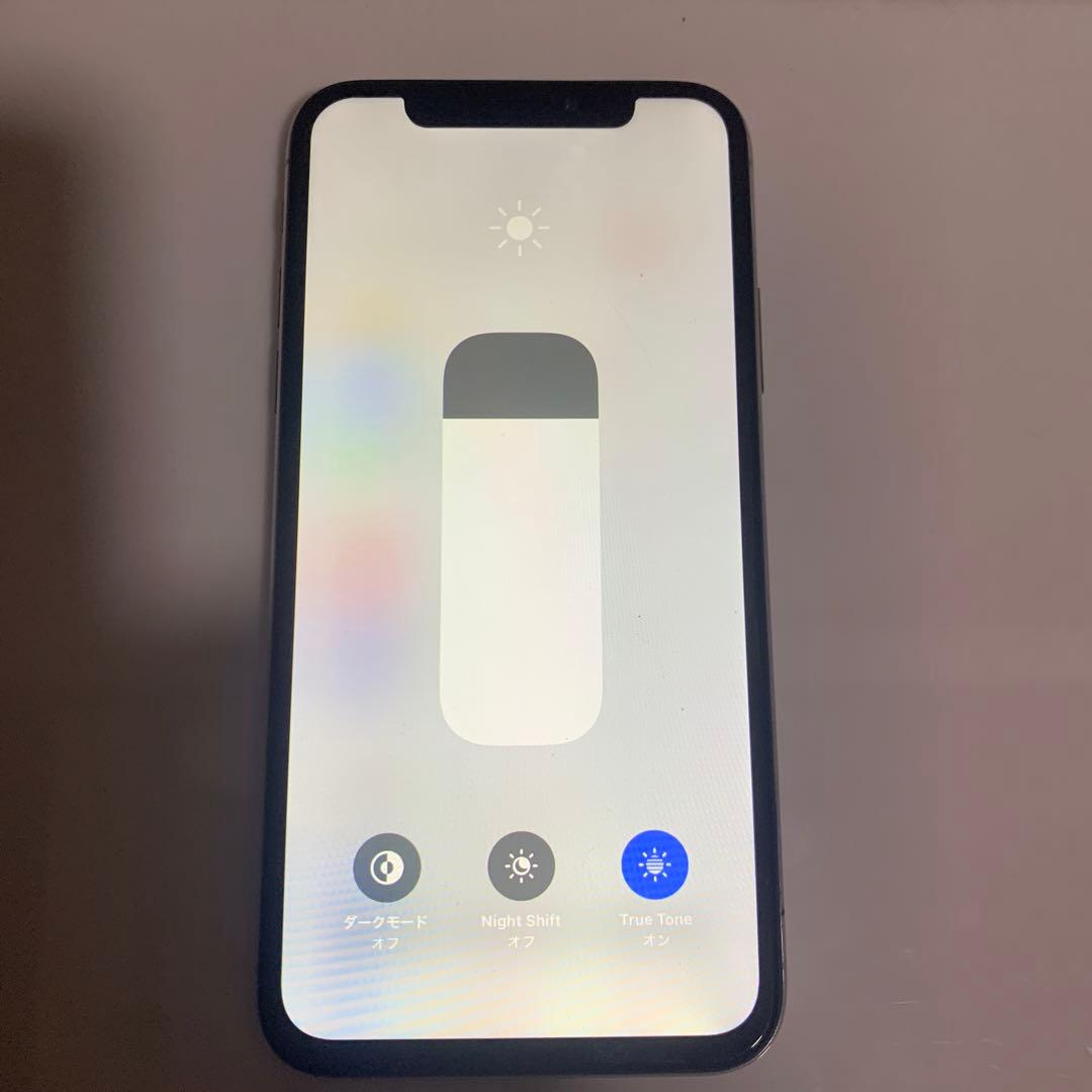 iPhone Xs 256GB silver SIMフリー 動作品
