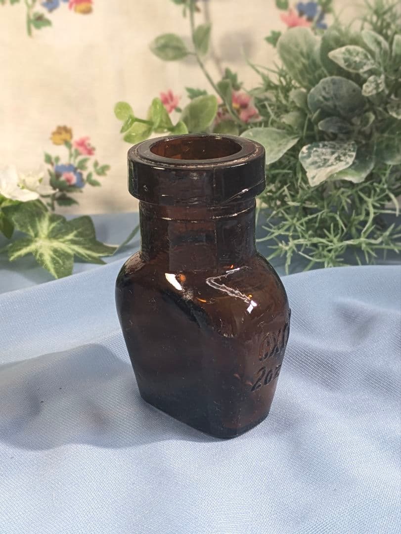 oxo アンティーク イギリス製 oxoティン缶 oxoガラスボトル セット