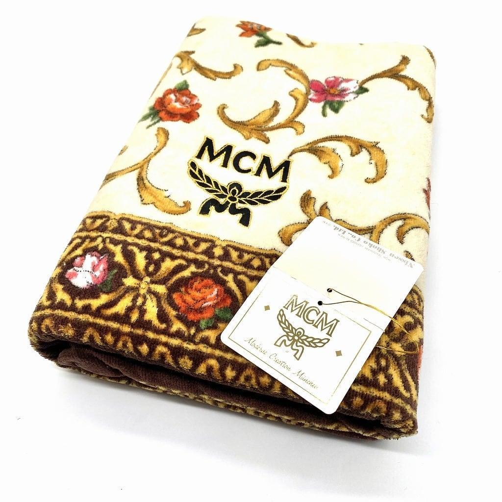 MCM Ferbe フェルべ花柄　ウォッシュタオル3枚セット　ロゴ刺繍入　日本製