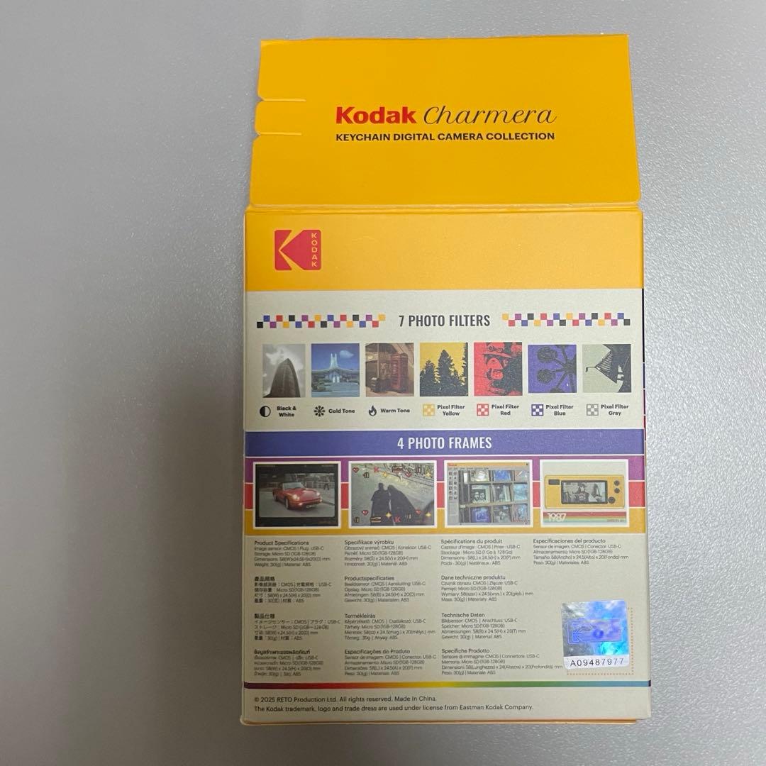 Kodak Charmera キーチェーンデジタルカメラ　レッド　新品