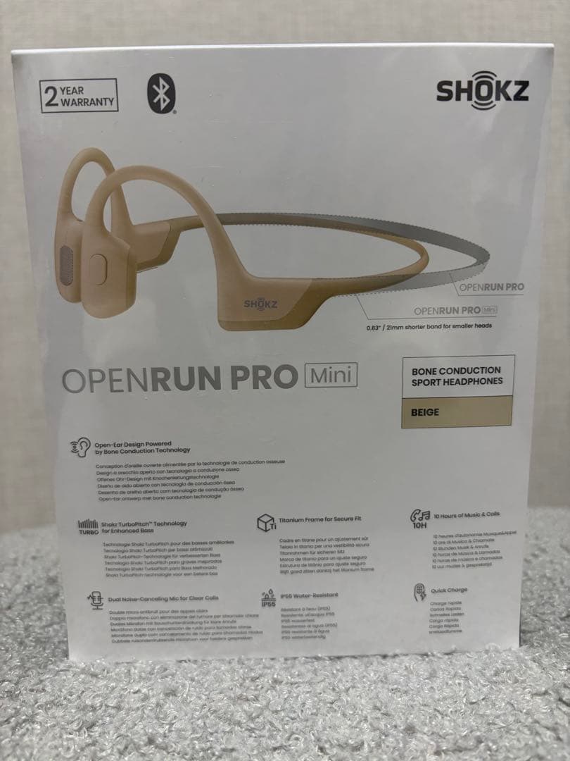 SHOKZ OPENRUN PRO Mini ベージュ