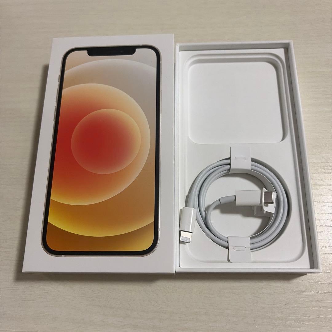Apple iPhone 12 本体 充電ケーブル付き