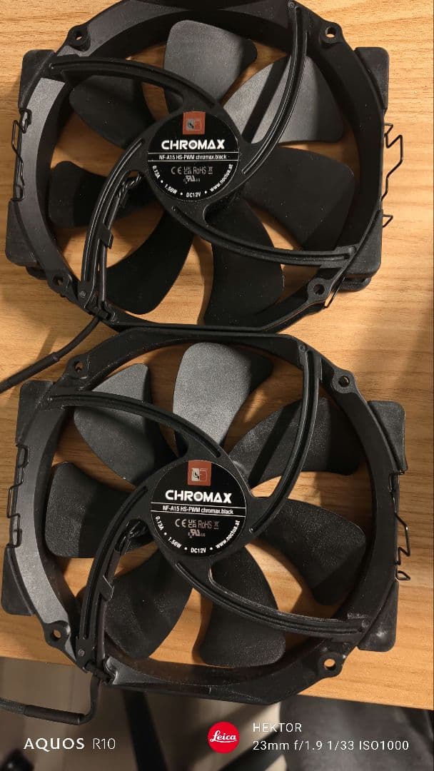 NOCTUA NH-D15 chromax.black CPUクーラー