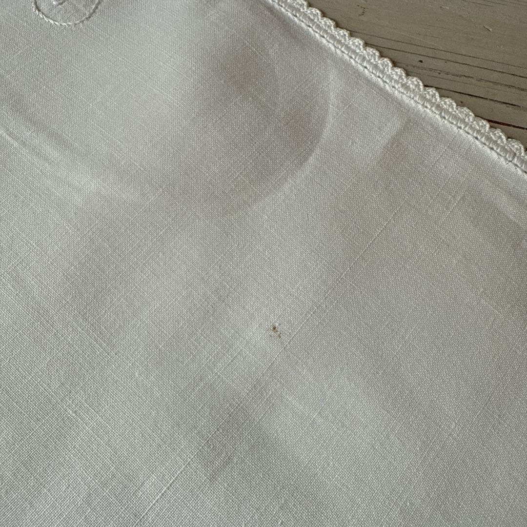 素敵すぎる♡フランスアンティーク花柄刺繍レースクロス
