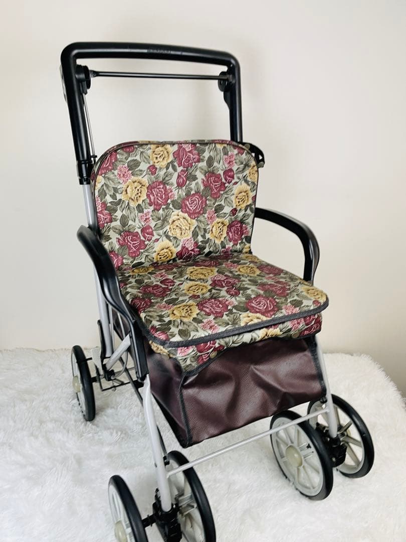 【良品】サンス　シルバーカート　福祉用品　手押し車 折畳式　ご高齢者用