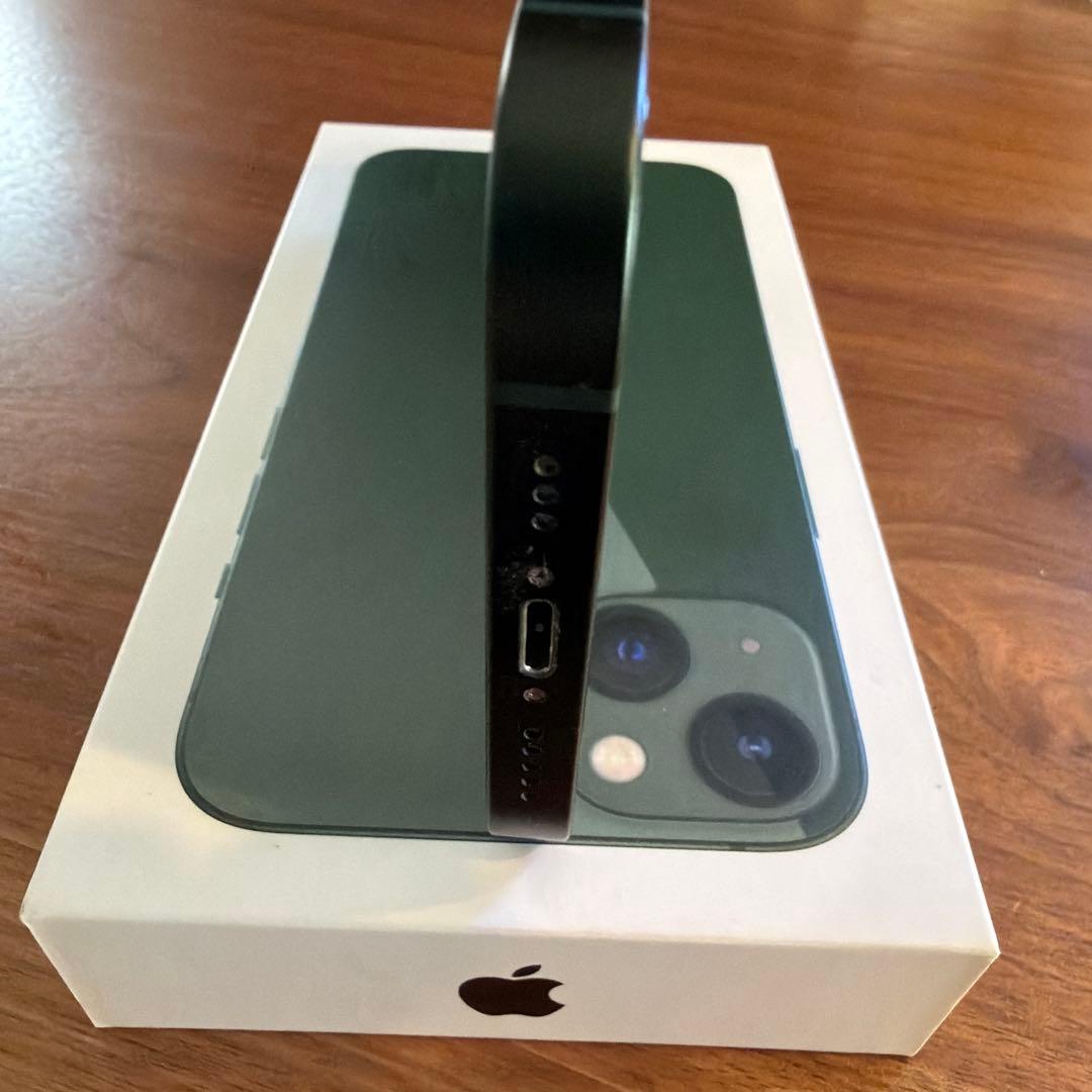 電池残量86%！SIMフリーiPhone13 256GB iFace付き
