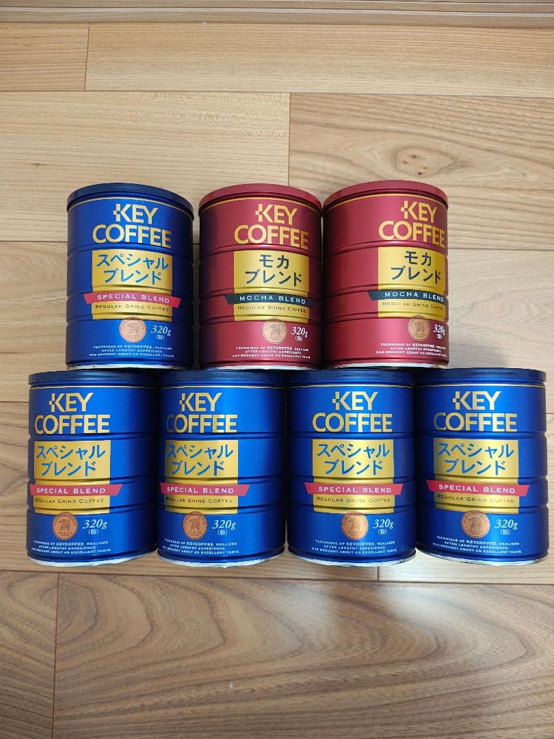 KEY COFFEE モカブレンド・スペシャルブレンド 7缶セット