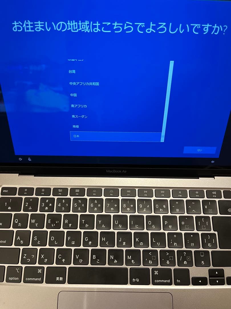 【極美品】Macbook Air 2020 Win 11 bootcamp