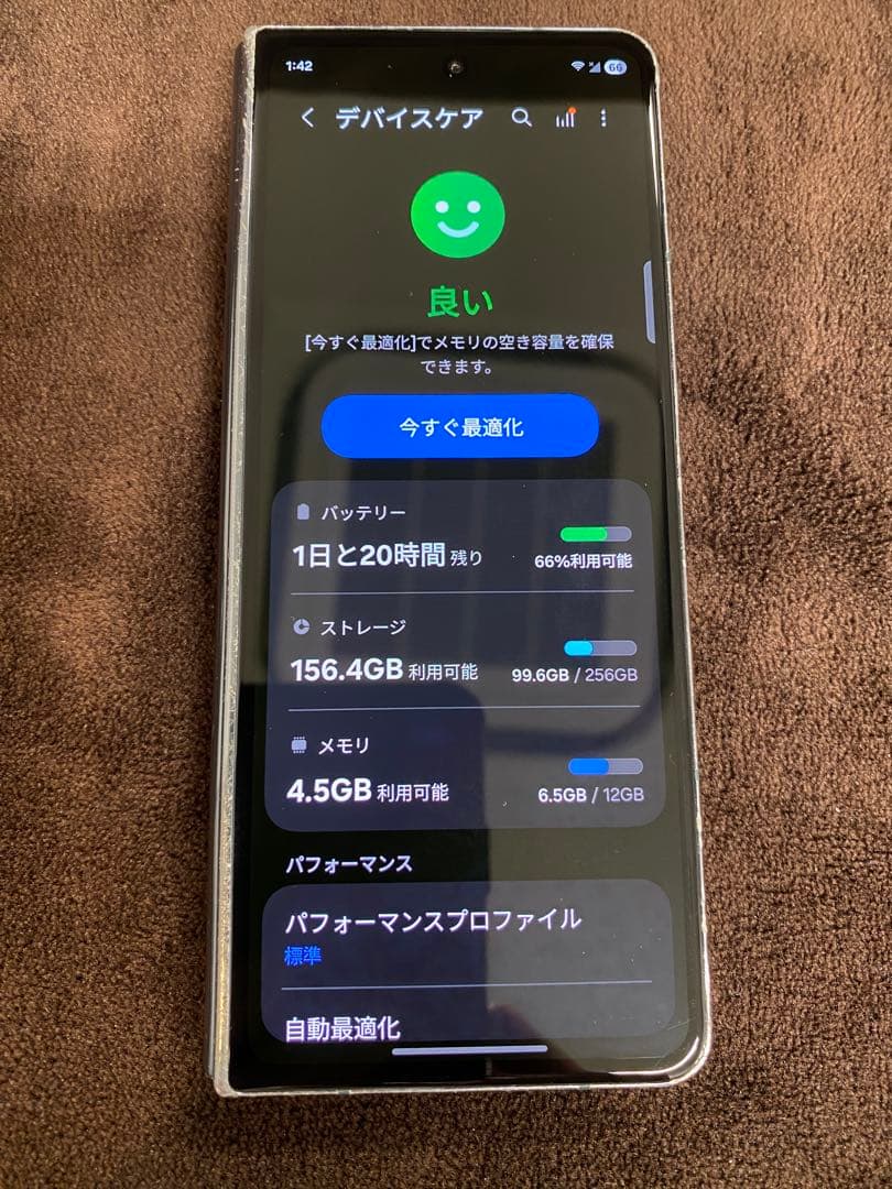 Galaxy fold4 ケース　スタイラス付き　中古 SIMフリー