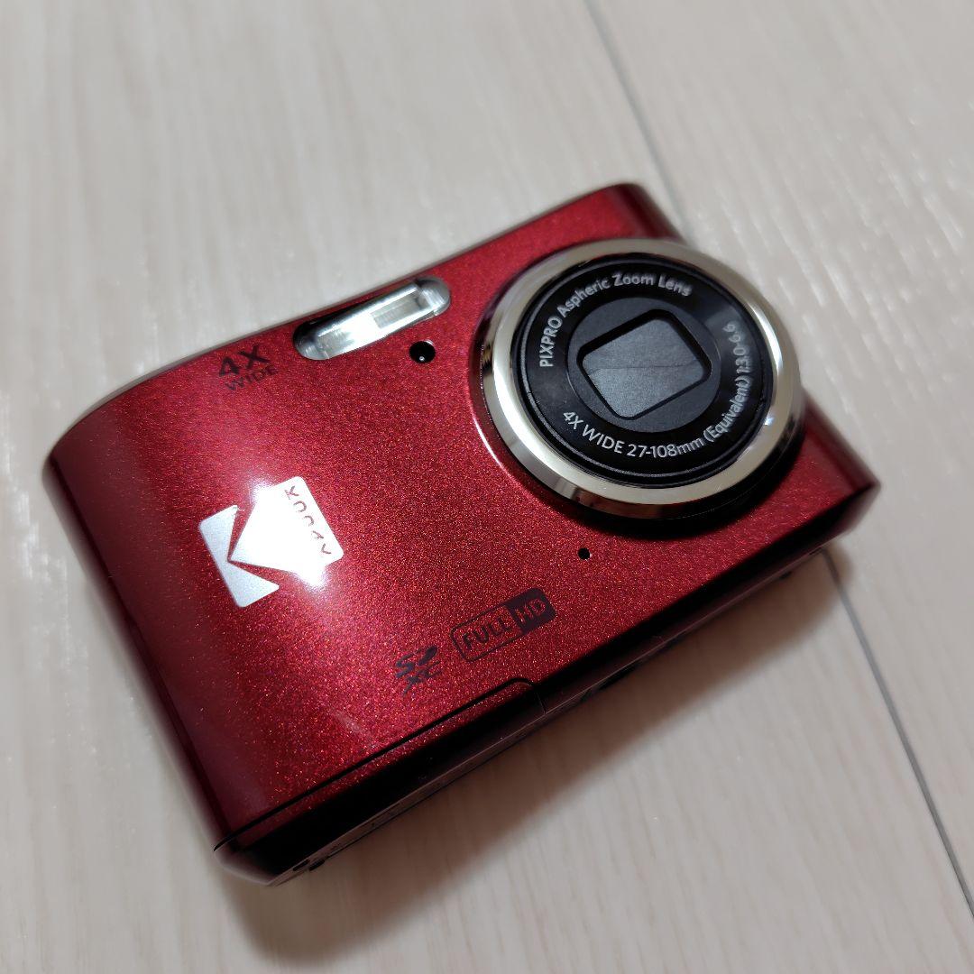 【美品】KODAK PIXPRO FZ45 レッド デジタルカメラ