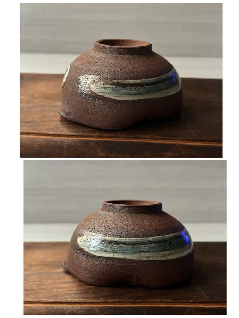 宝瓶＆湯冷しセット　絞り出し急須　茶器　茶道具　煎茶道具　刷毛目