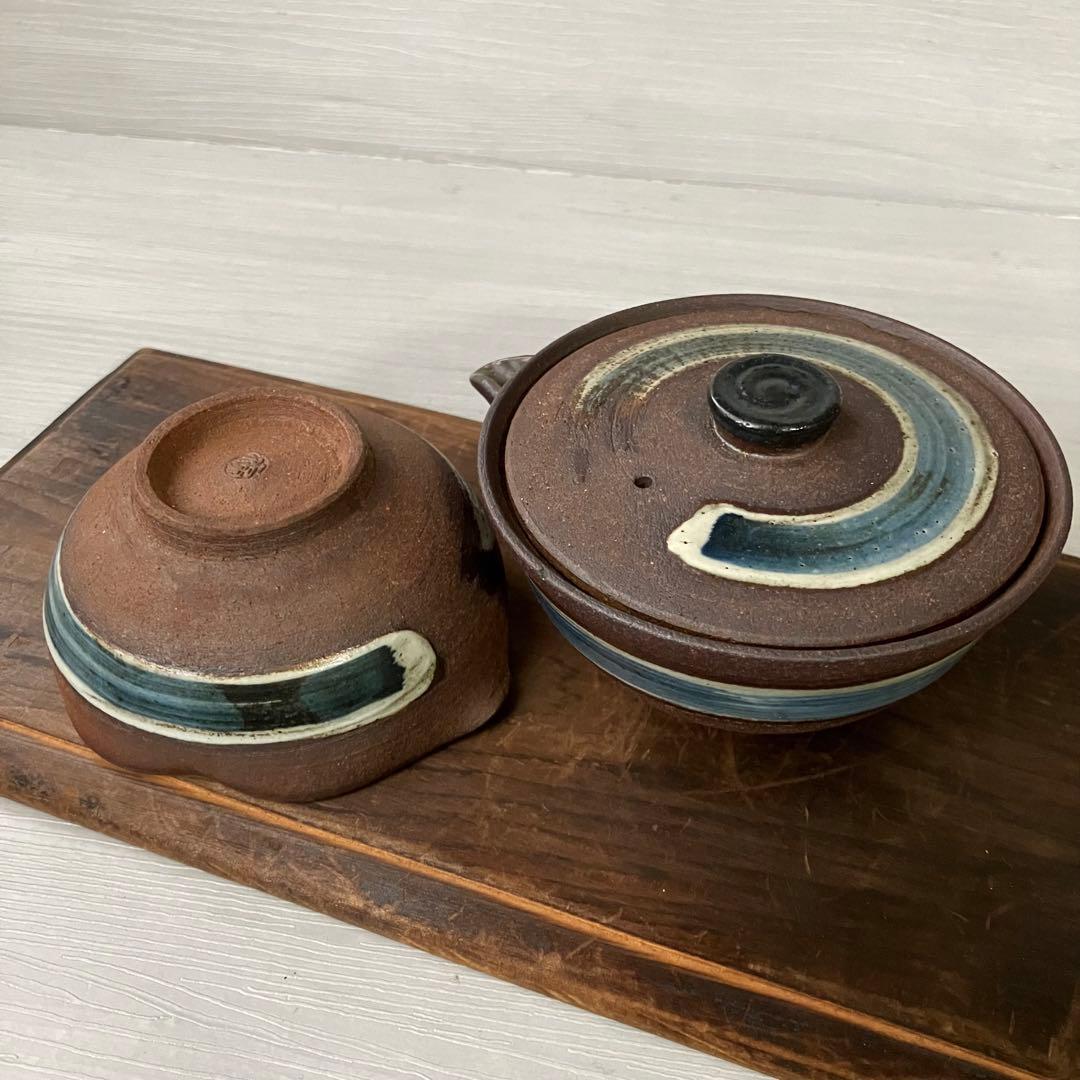 宝瓶＆湯冷しセット　絞り出し急須　茶器　茶道具　煎茶道具　刷毛目