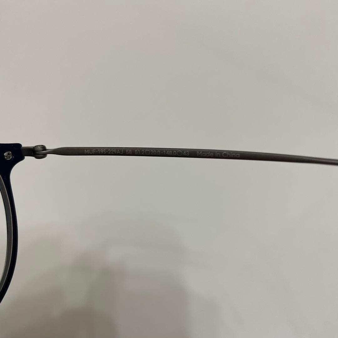 JINS メガネ　MUF-19S-229AJ 度入り　1.20