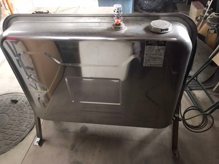 (長府製作所 ) 油タンク SOT-901U ステンレス製 オイルタンク 82L