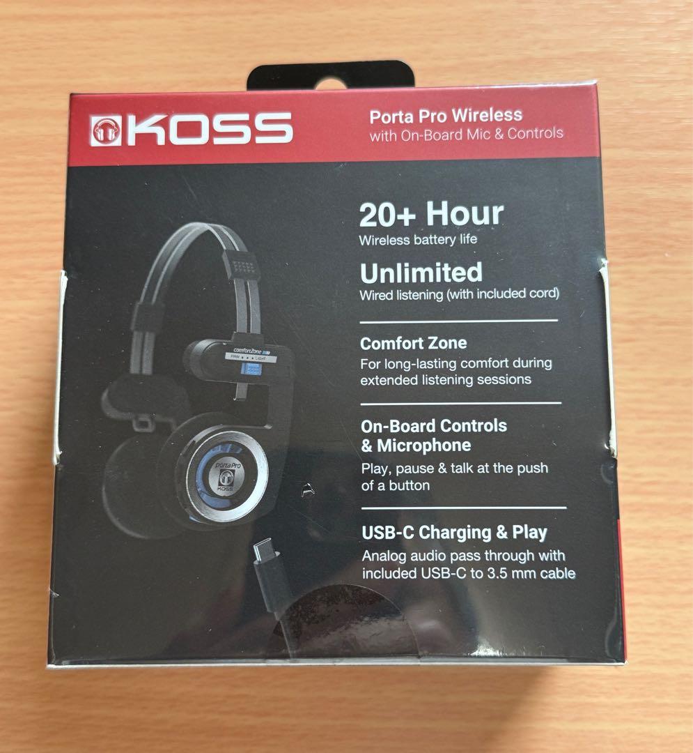 ヘッドホン Koss Porta pro Wireless 2.0