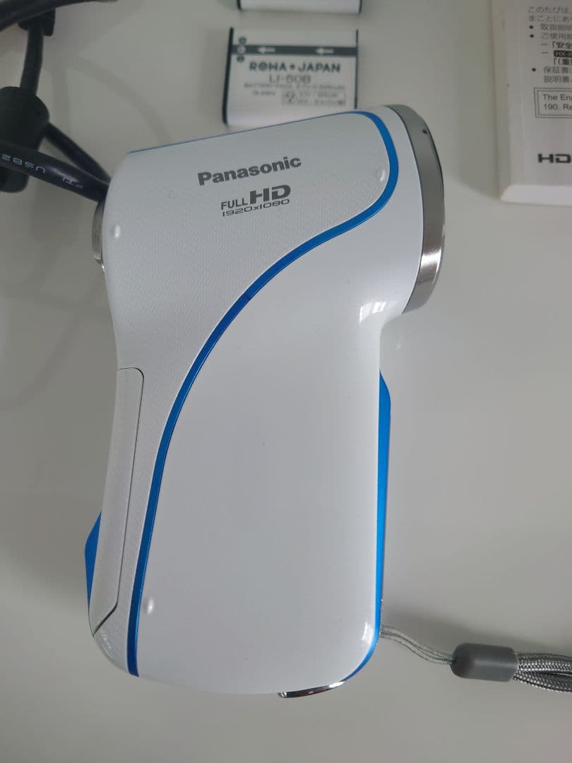パナソニック デジタルムービーカメラ 防水 マリンホワイト HX-WA20-W
