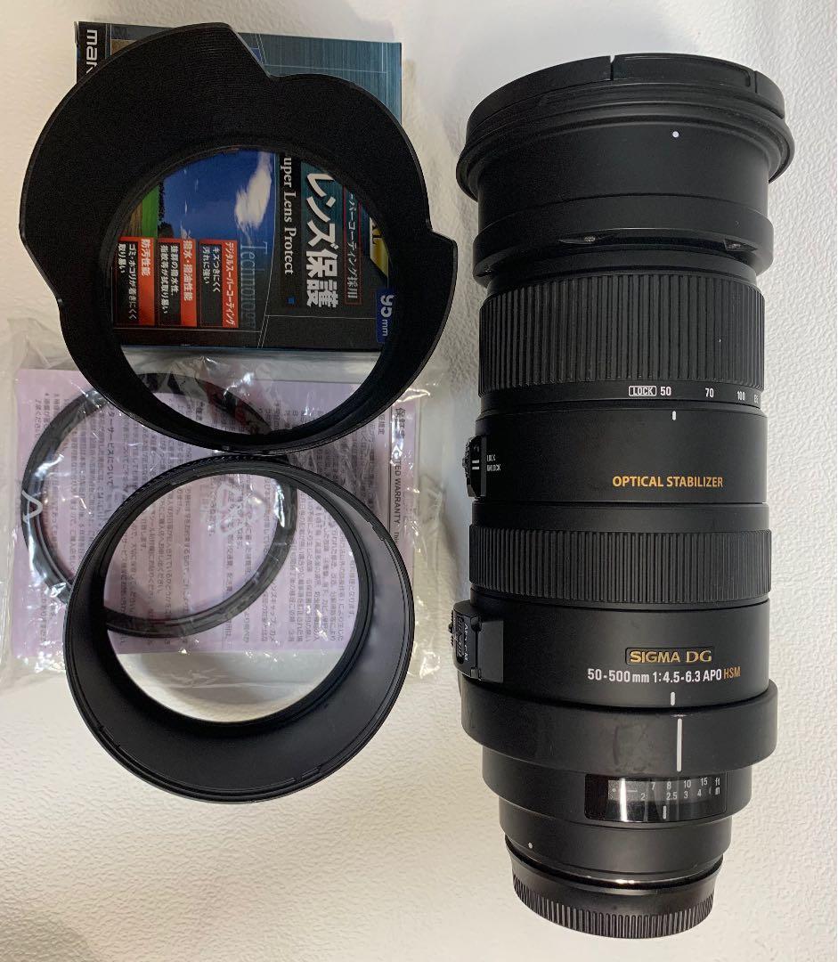 canon 7d mark2 sigma 50-500mm エクステンダー