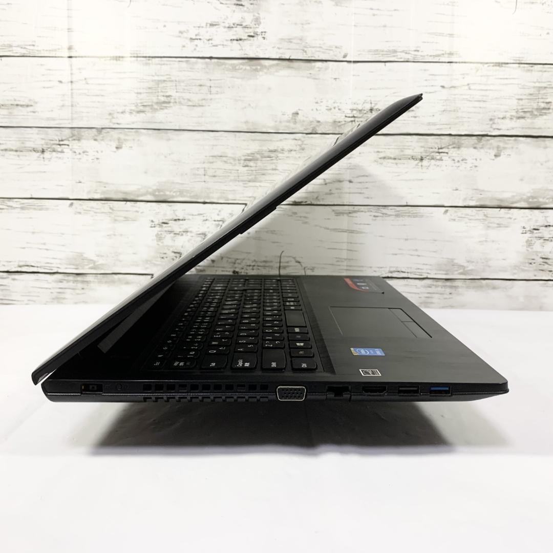 【オフィス付き】ノートパソコン黒　Windows 11　Webカメラ／テンキー✨