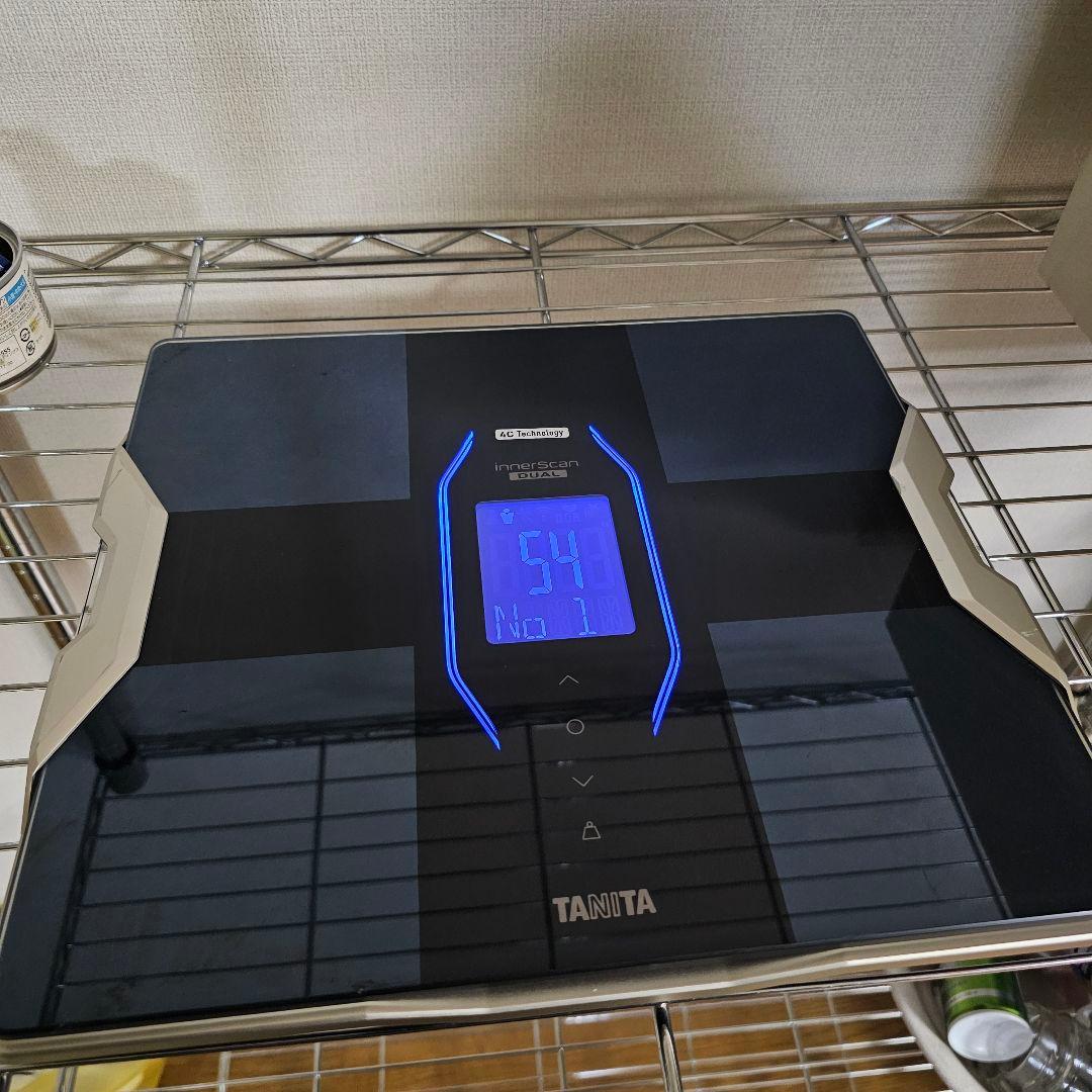 タニタ インナースキャンデュアル RD-915L BK（メタリックブラック）