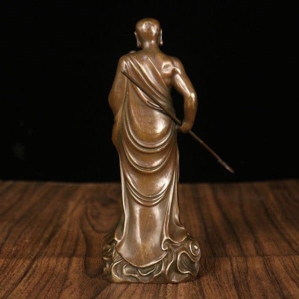 仏教美術 仏像 地蔵王仏像 銅製 銅器 工芸品 美術品 置物