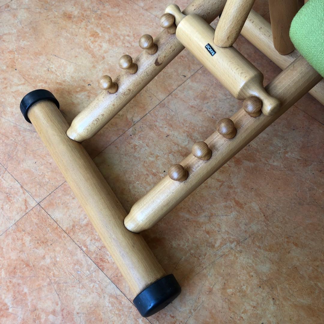 【良品】STOKKE VARIER バランスチェア ライム グリーン