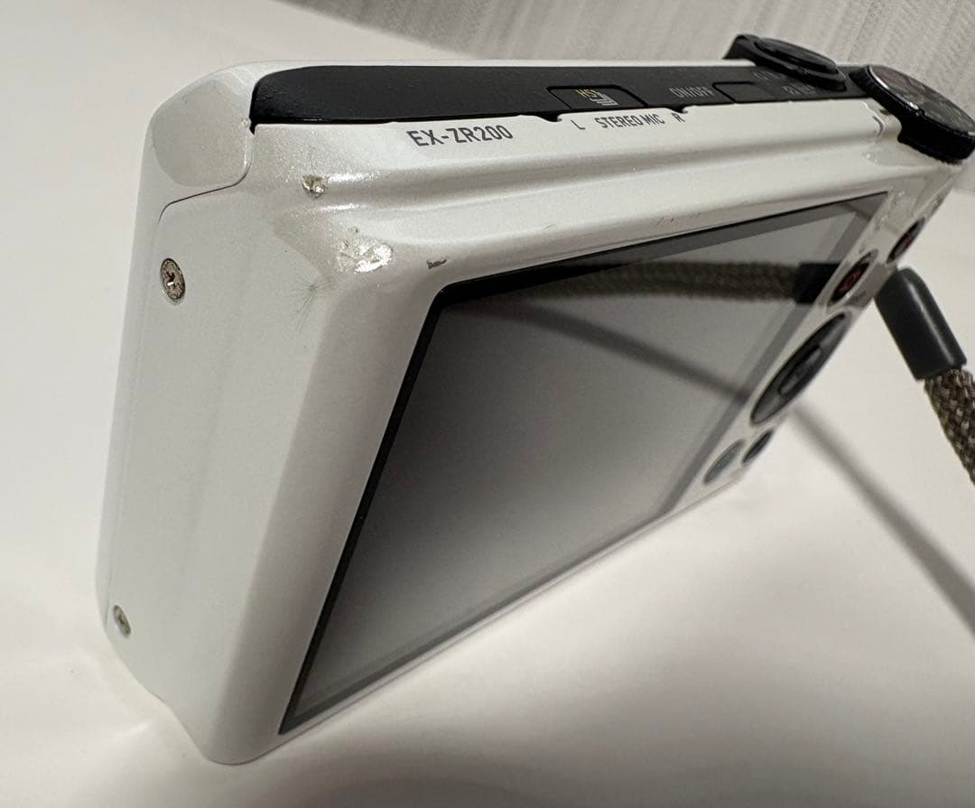 CASIO EXILIM EX-ZR200 ホワイト バッテリー 充電器