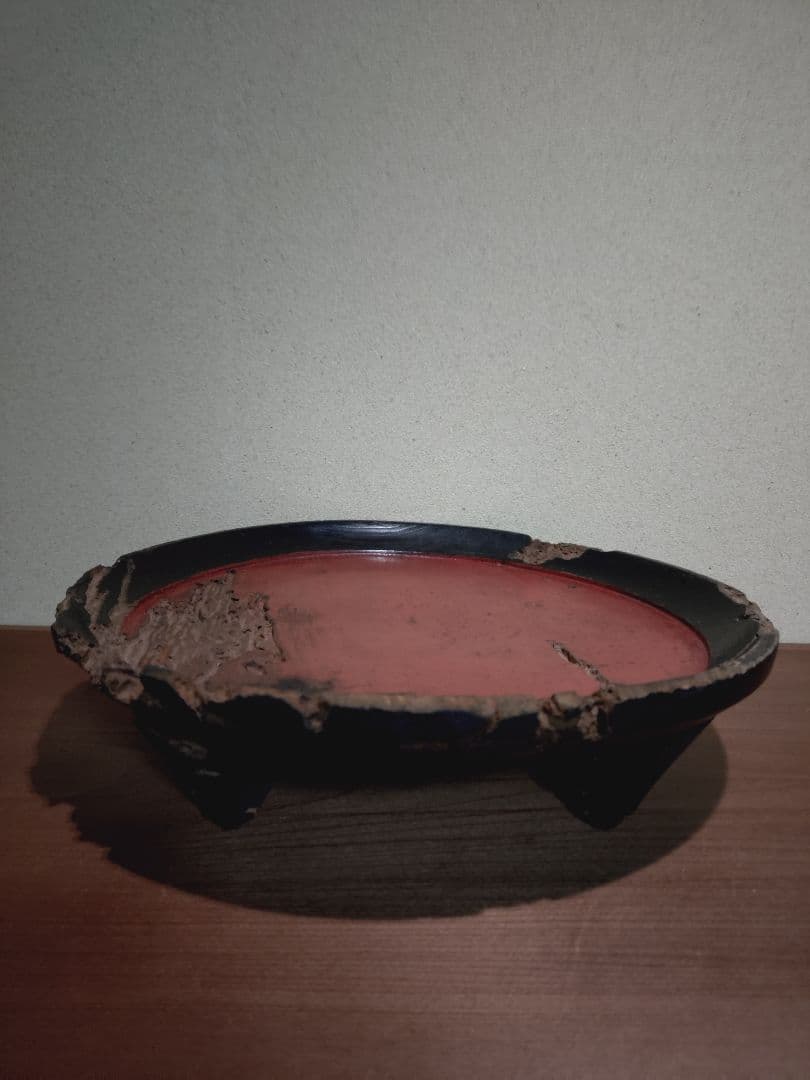 栗材 矢部盆 四つ脚 根来盆 我谷盆 木地盆 民藝 酒器盆