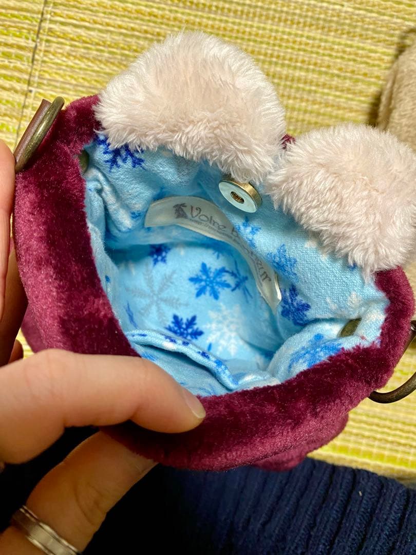 しみずゆうこ うさぎポシェット 2個セット ハンドメイド