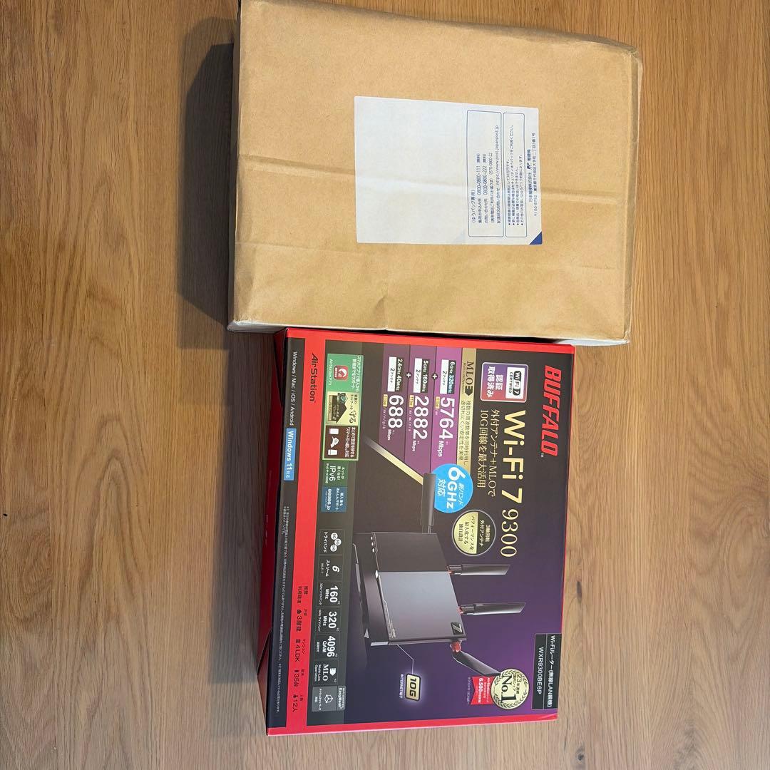 【新品】バッファロー WXR9300BE6P [Wi-Fi7対応 10G]