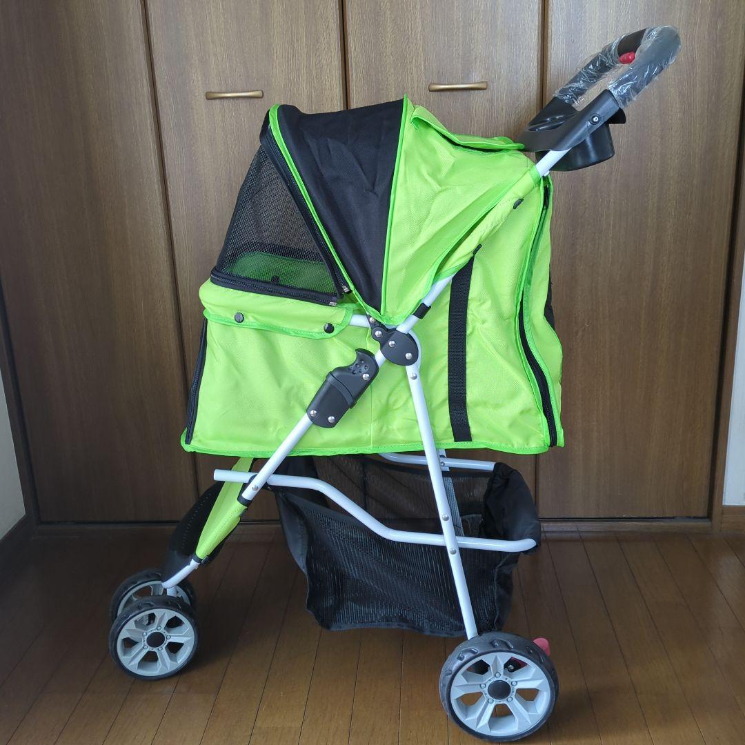 ペット用カート 緑色 軽量