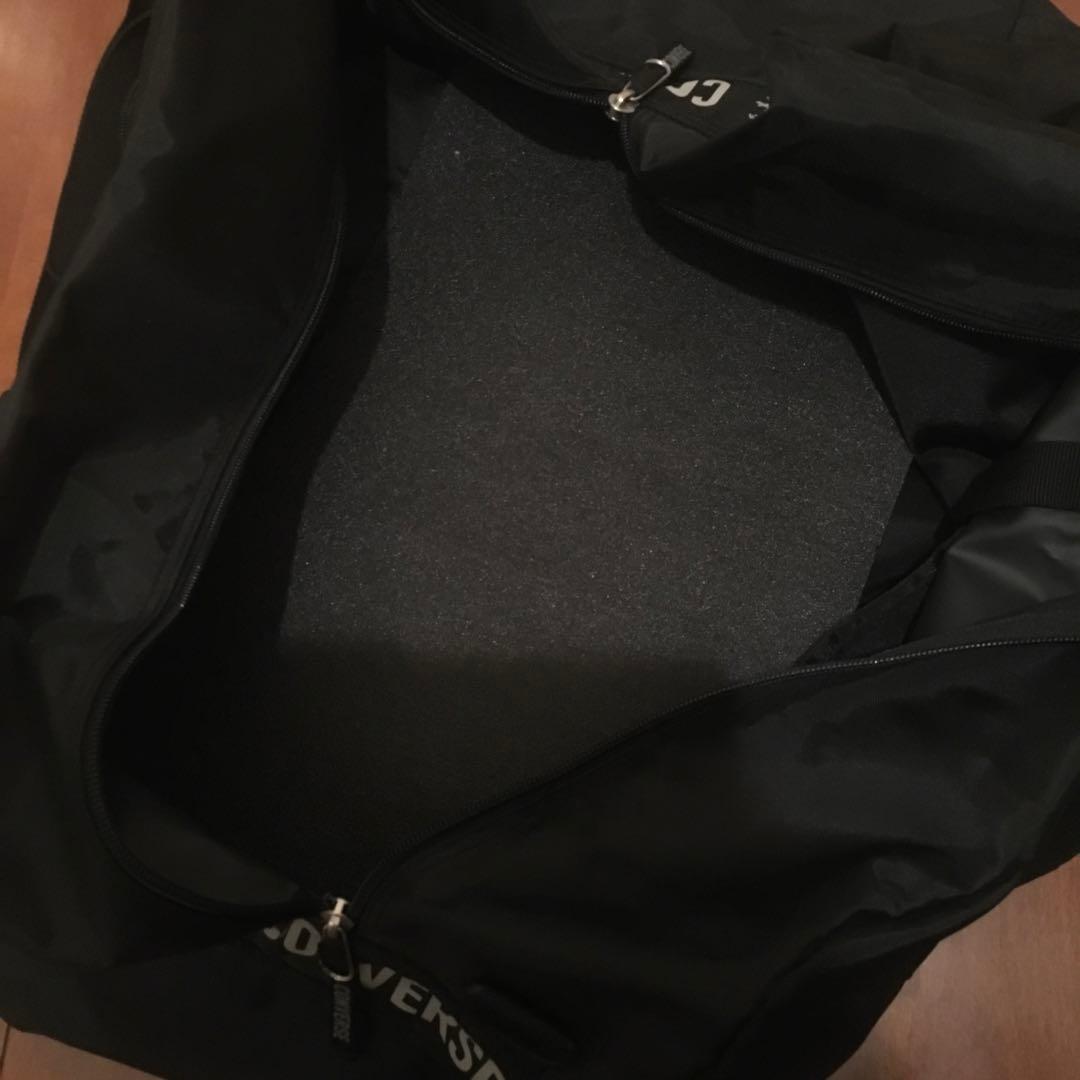 CONVERSE ボストンバック　ブラック　大容量 旅行バッグ