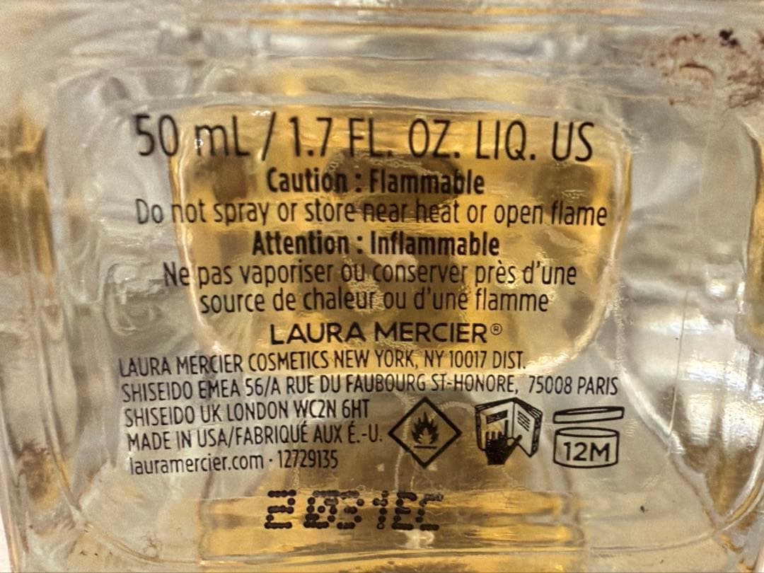 ローラメルシエ　アンバーバニラ　香水50ml