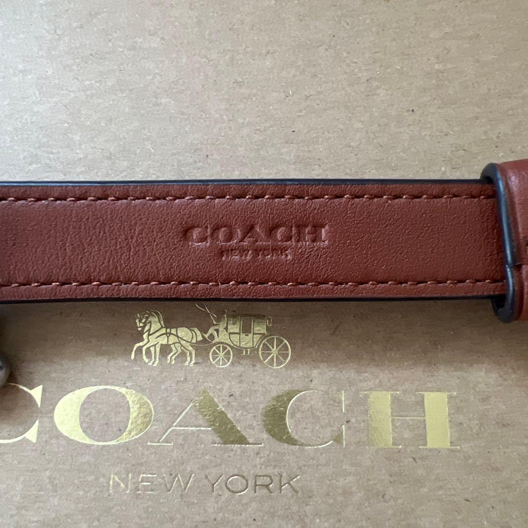 COACH 犬用首輪 ボーンチャーム付き