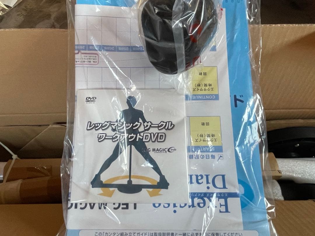 【新品、未使用】レッグマジック サークル　DVD、専用マット付き